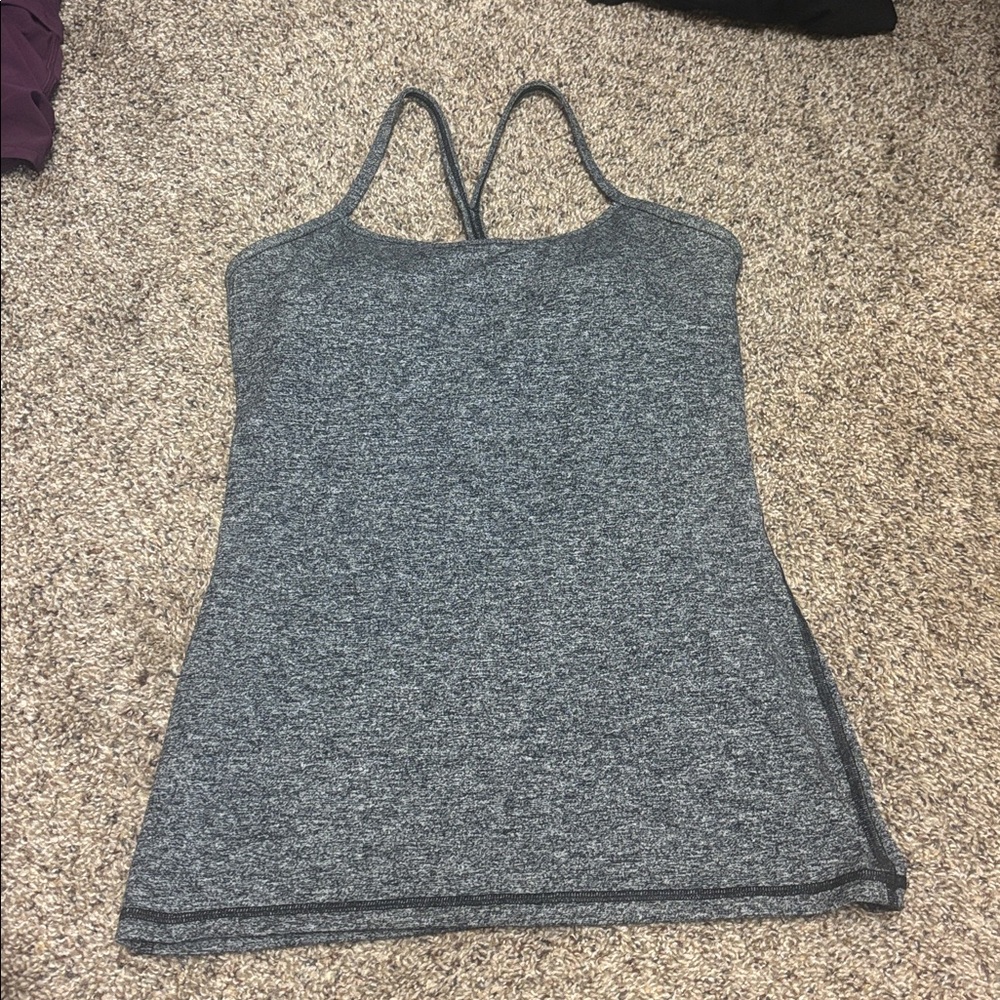 lululemon athletica Gray Tank Top